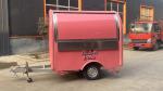 Wholesale Price Customizable Mini Catering Icecream Trailer With Glass