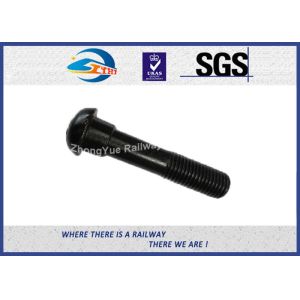 SGS Zinc Plated / Dacroment 35# Q235 Railroad Bolts / Fish Bolt , Standard DIN JIS ISO