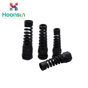 China Nylon Strain Relief Spiral Metric Steel Cable Gland Rubber Seal For M Thread factory