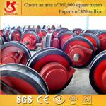 Electric driven forging overhead travelling big conveyor wheel