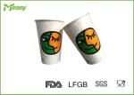 16 Oz Printed Cold Drink Disposable Paper Cups Food Grade , No Melting