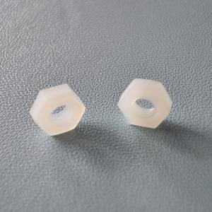 China PEEK Plastic Hardware Products PTFE PP PPS PVC Nylon M4 Hexagon Nut factory
