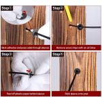Stainless Steel Cable Railing Kit with Black Protective Cover and Metal Bonded