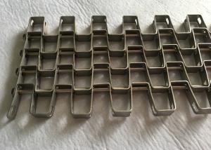 China Anti Rust 304 Stainless Steel 100mm Flat Wire Mesh Belt factory