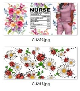 China Medium Peel Strength CMYK White UV DTF Cup Transfers Stickers Scratch Resistant factory