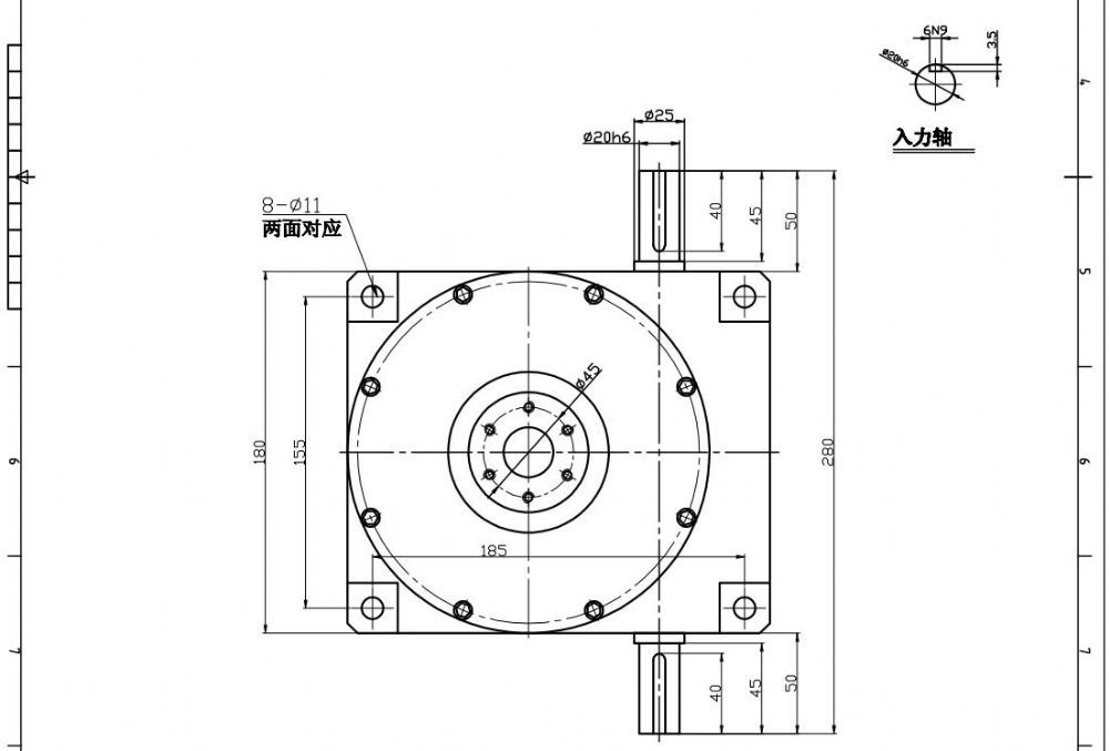 Steel Barrel Cam Model Y Series Cam Indexer Customer Requirements
