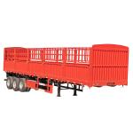60-70 Ton Fence Semi Trailer Truck Trailer with Triangle / Double Star / Double