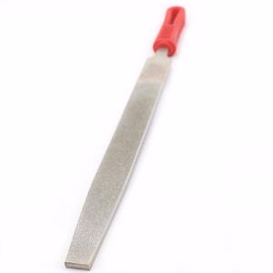 China 6 Inch Professional Diamond File Set , 150mm Length Grit 120 Diamond Flat File factory