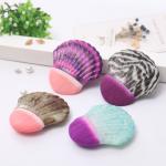 4pc Logo Printed Butterfly Bag Foundation Makeup Brush Set