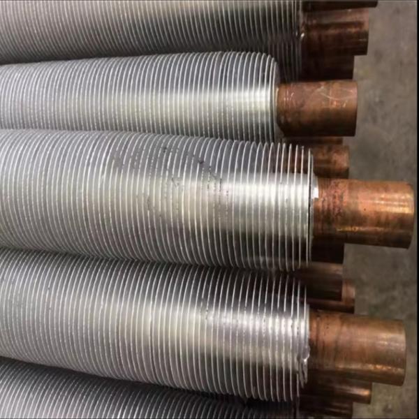 DELLOK Corrosion Resistance Aluminum Fin Tube Customizable Length Tube Wall No