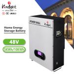 1C Wall Mounted Lithium Battery 100A 51.2v 100ah Residential Power Wall