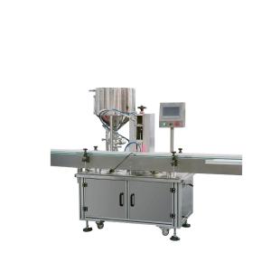 China Servo Single Head Piston Filler For Glass Jar Cream Cosmetics Paste Sauce Dressings factory