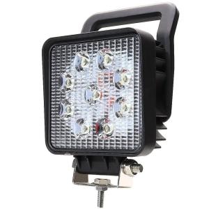 China Square Tractor Spot Lights 27W LED Work Headlight IP67 With Switch factory