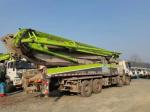 Special Zoomlion Concrete Pump Truck 56M Maximum Cloth Height Scania Chassis 8x4