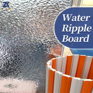 China Water Ripple PVC Laminate Layer Bamboo Fiber Wall Panels factory