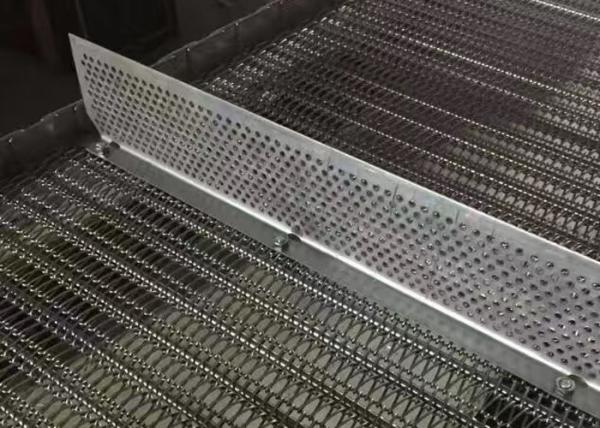Medicinal Material Dryer Chain Metal Conveyor Belts 316 Stainless Steel Anti