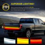 LED Strip Light for Truck Tailgate Side Bed Continuous Amber Brake Running Turn