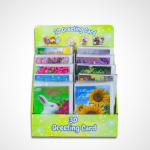 Custom high quality colorful greeting card embossing gold foil stamp thank you