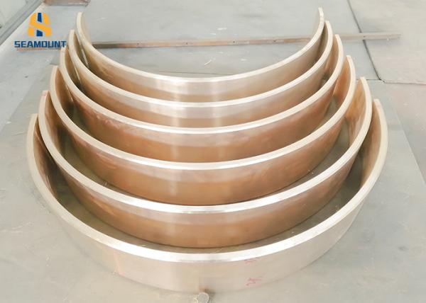 Centrifugal Casting Bronze Sleeve Bearings High Load Capacity
