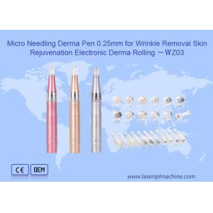 China Micro Needling Derma Pen for Wrinkle Removal Skin Rejuvenation Electronic Derma Rolling on sale