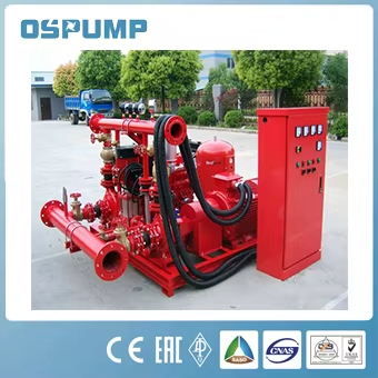 Customized According to Customer's Requirements Factory Supply High Pressure Horizontal Water Diesel Fire Pump Fire Pump Unit