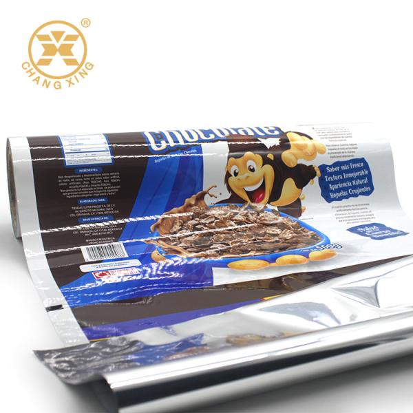 China Laminated Heat Seal Aluminium Foil Pouches Custom Printed For Snack Chips factory