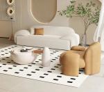 Nordic Minimalist Hotel Lobby Furniture Home Velvet Lazy Single Lounge Chair