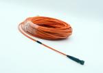 OM1 62.5 / 125 MTRJ - LC Fibre Optic Patch Leads Flat Duplex Orange 2M PVC UL