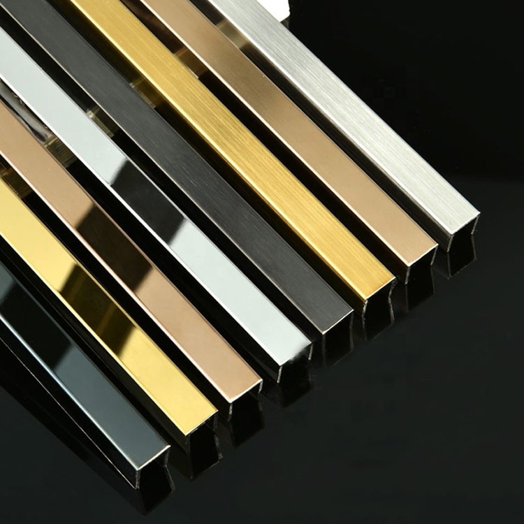 4*8FT Stainless Steel Tile Trim Strip 304 Grade Modern For Background Walls