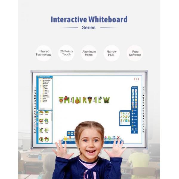 86 Inch 32 Point Infrared Classroom Smart Interactive Whiteboard For School Teaching 02