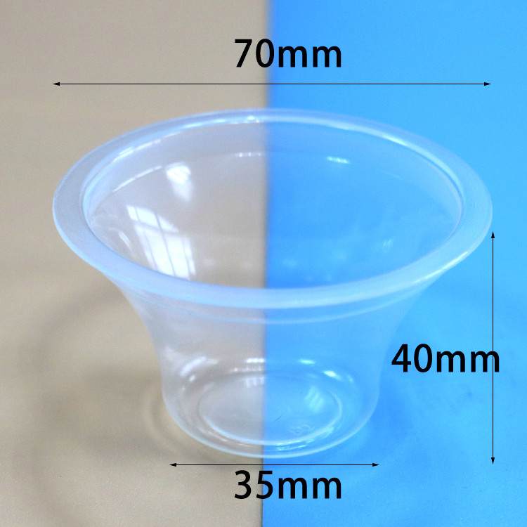 160ml PP Yogurt Cup Plastic Eco Friendly Container IML Packaging
