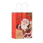 Christmas Gift Packaging Paper Bag With Paper / PP / Nylon / Cotton Handle