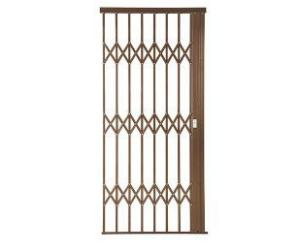 China Custom Size Aluminium Burglar Trellis Door High Flexibility Smooth Surface factory