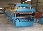 Metal Roof Roll Forming Machine , Color Steel Corrugated Roofing Sheet Making