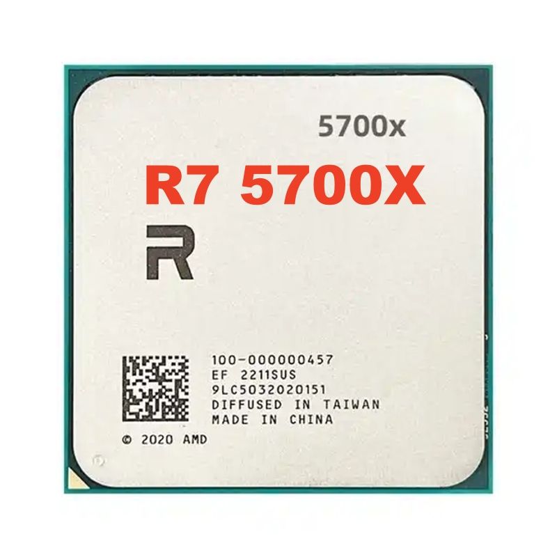 Customized CPU R7 5700X computer cpus tray or boxed R7 5700X processor CPU 3.4GHz 65W 32MB 8cores
