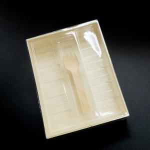 China Lunch Disposable Wooden Bento Box Takeaway Food Containers Rectangular factory