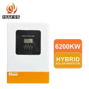 China Wholesale 48V 6.2KW hybrid inverter On/mppt 5.5kw off grid inverter 6.2kw solar inverter hybrid factory