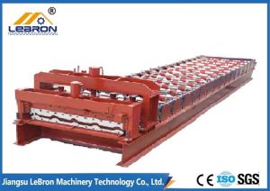China 45# high grade color steel by CNC control system glazed tile roll forming machine factory
