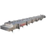 Liquid Nitrogen Chest Mesh Belt Tunnel Freezer 400kg/H 600kg/H Meatfish Fish