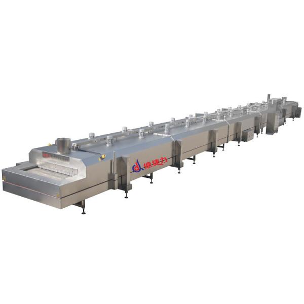 Liquid Nitrogen Chest Mesh Belt Tunnel Freezer 400kg/H 600kg/H Meatfish Fish