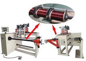 China Three 400mm Height Transformer Coil Winding Equipment With Conductor Wire factory