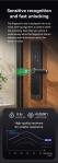 Glomarket Tuya Wifi Smart Lock Aluminum Wooden Door Face Recognition Palmprint