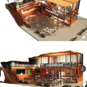 China Detachable Prefab Container Office Houses Hotel Garden Living Container House factory