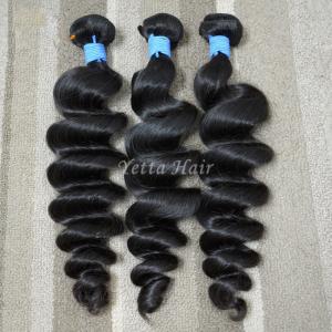 China Loose Wave Virgin Hair Unprocessed Malaysian Hair Extensions Thick Hair Bundles factory