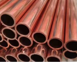 China 0.1mm-200mm Medical Gas Copper Pipe Custom Round Copper Tube Corrosion Resistant factory