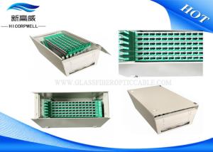 China Rack Mount Fiber Termination Kits 72 Ports Fiber Optical Odf Frame IEC 60794 factory