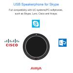 USB2.0 Tongveo Conference Call Speaker And Microphone For Computer