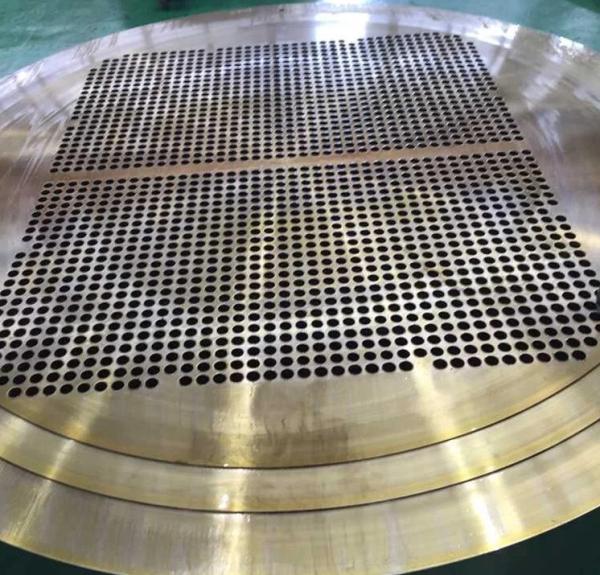 304L Copper Clad Plate ASTM C52100 Brass Clad Tube Sheet For Industrial Heat