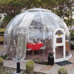 China Outdoor 6m Geodesic Dome Diameter 5m Transparent Igloo Tent factory