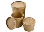 Disposable Paper Bowls and Boxes for Takeaway Food Convenient and lunch box food